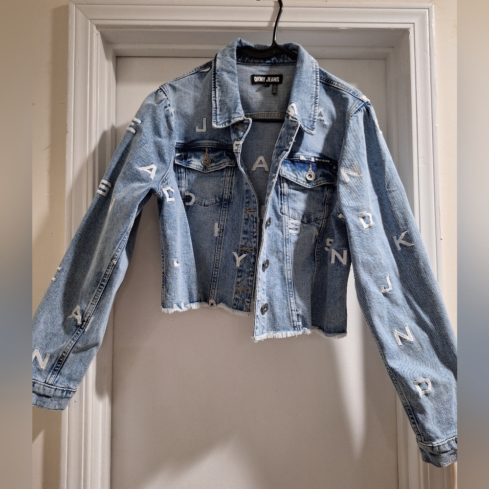 DKNY Denim Jacket Misses XL NEW
